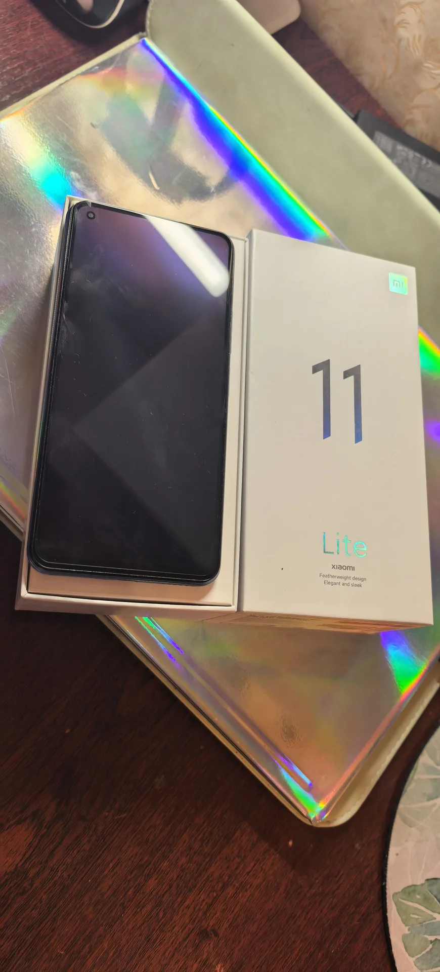 смартфон Xiaomi Mi 11 Lite (128 ГБ) в голубом цвет - миниатюра 2