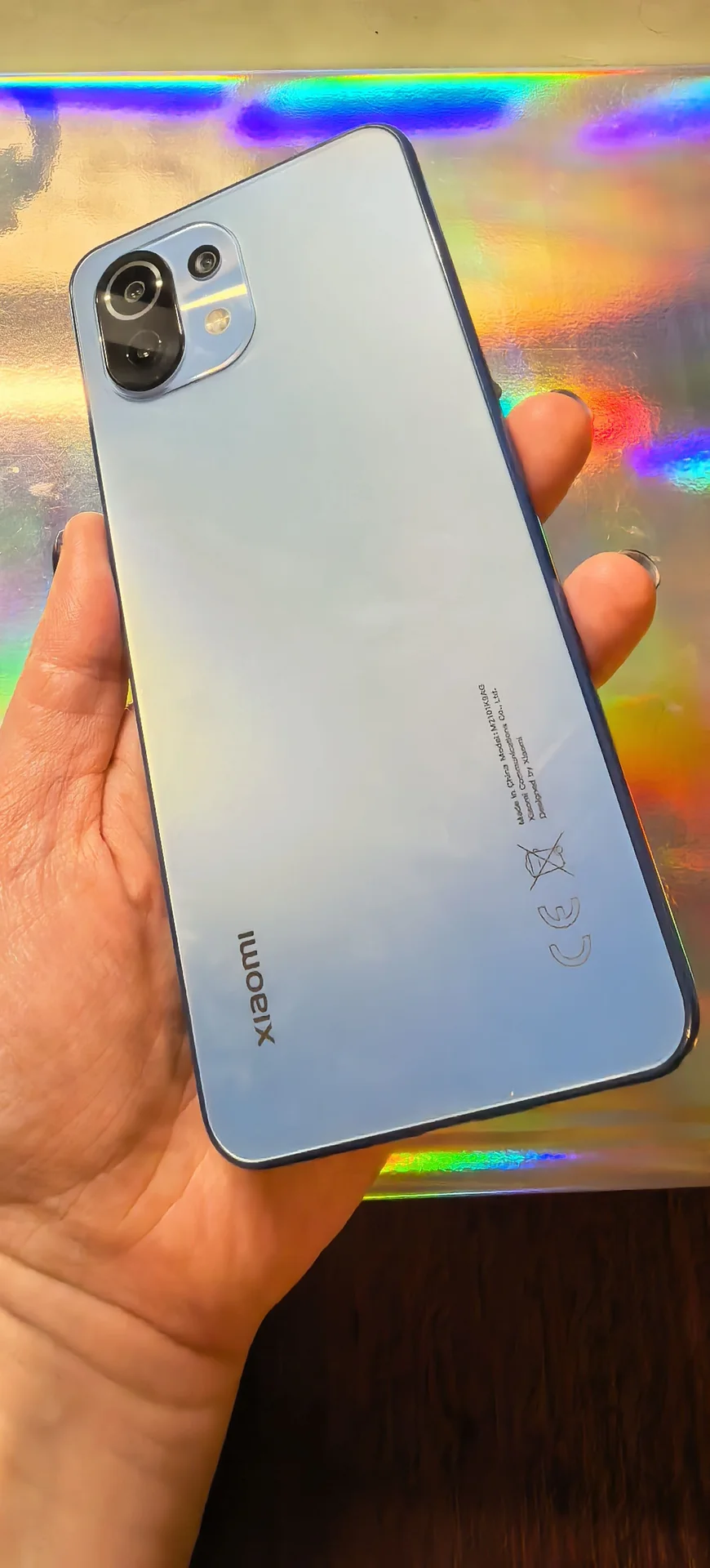 смартфон Xiaomi Mi 11 Lite (128 ГБ) в голубом цвет - миниатюра 5