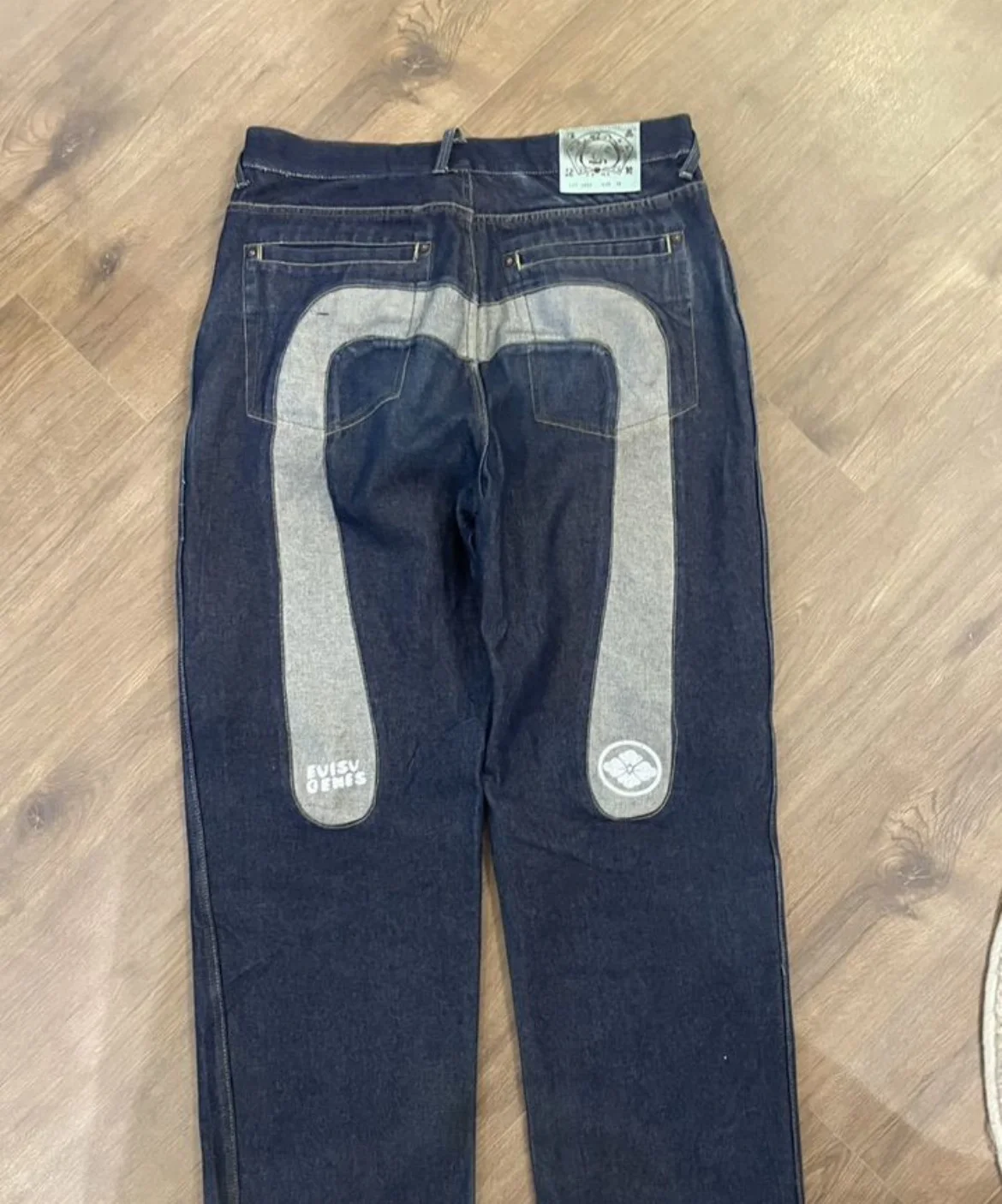 Рэп джинсы baggy evisu 38 size - изображение 1