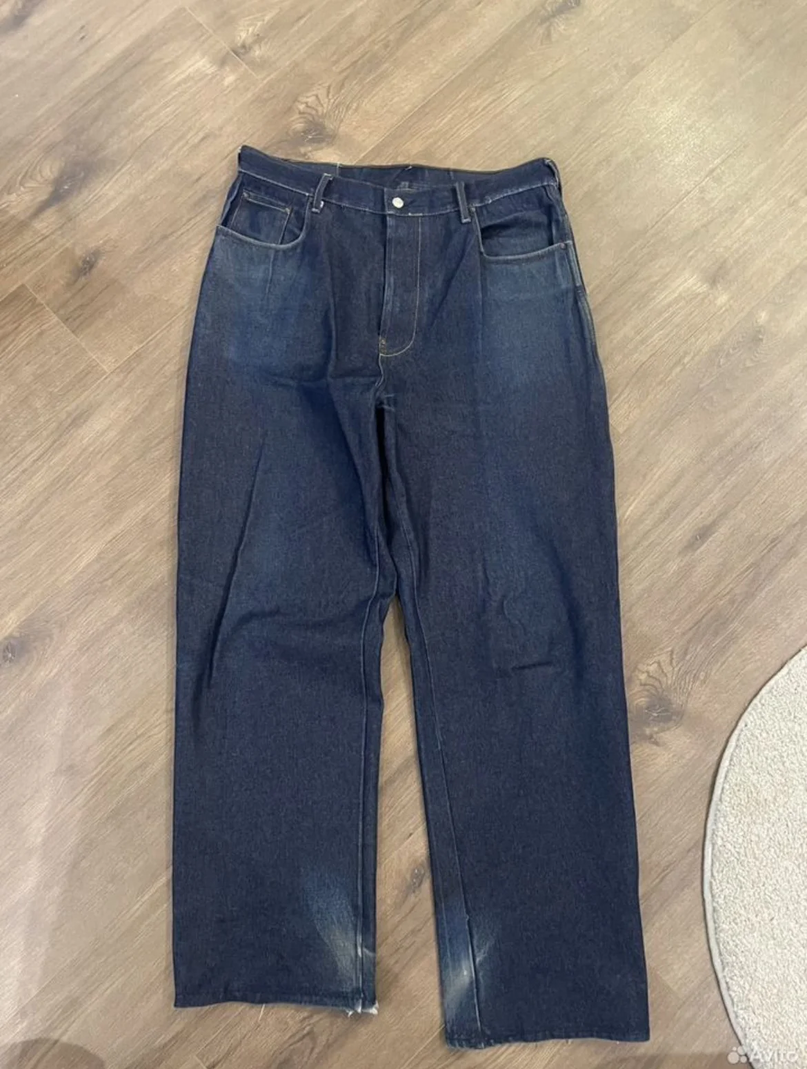 Рэп джинсы baggy evisu 38 size - миниатюра 3