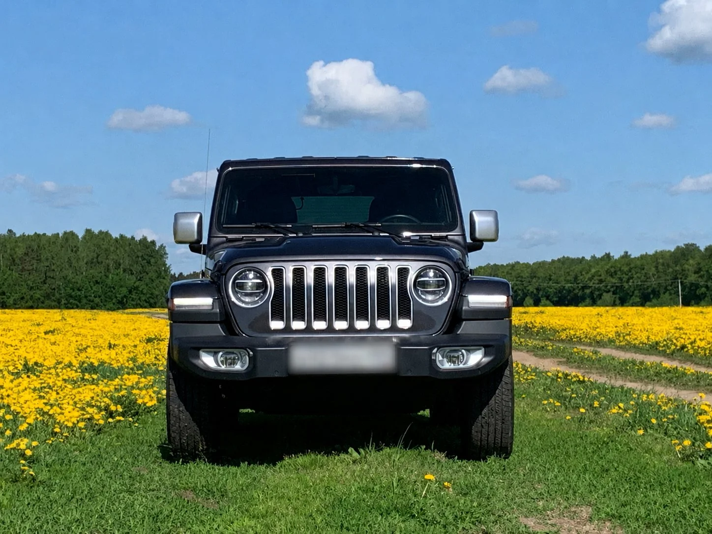 Накладка переднего бампера правая 68293878AB  - для Jeep Wrangler 4 JL - миниатюра 8