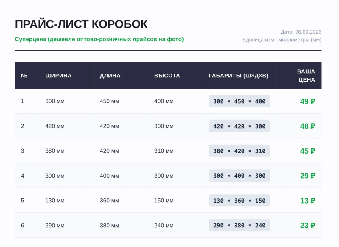 Коробки для переезда и маркетплейсов - миниатюра 2