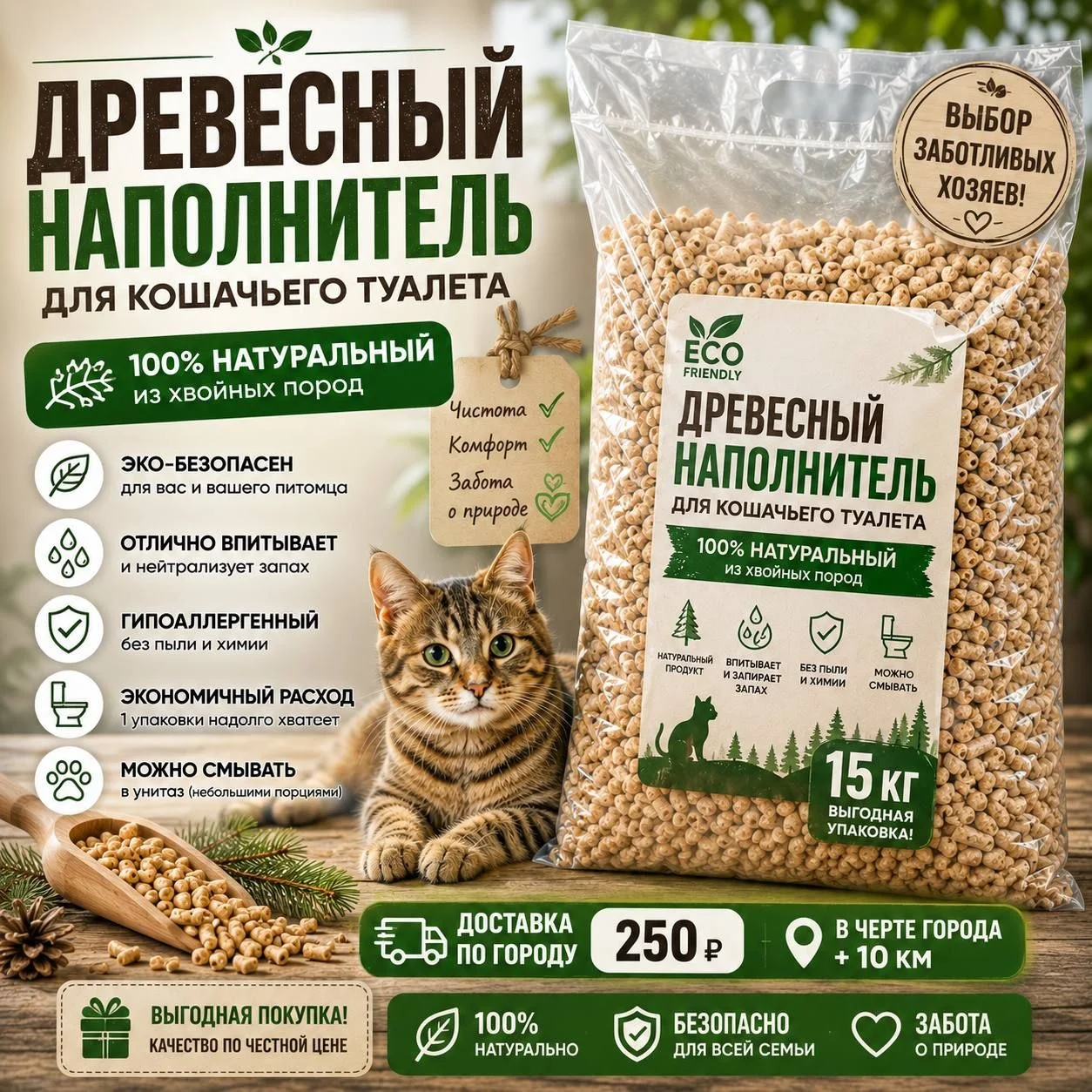 древесный наполнитель - изображение 1