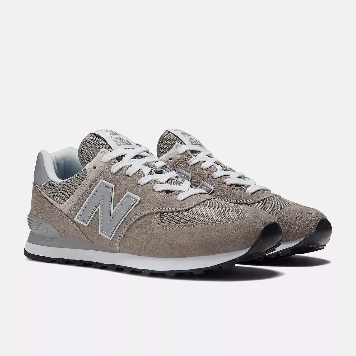 Кроссовки New Balance 574 Core, серый/белый - миниатюра 2