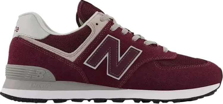 Кроссовки New Balance 574 Core, бордовый