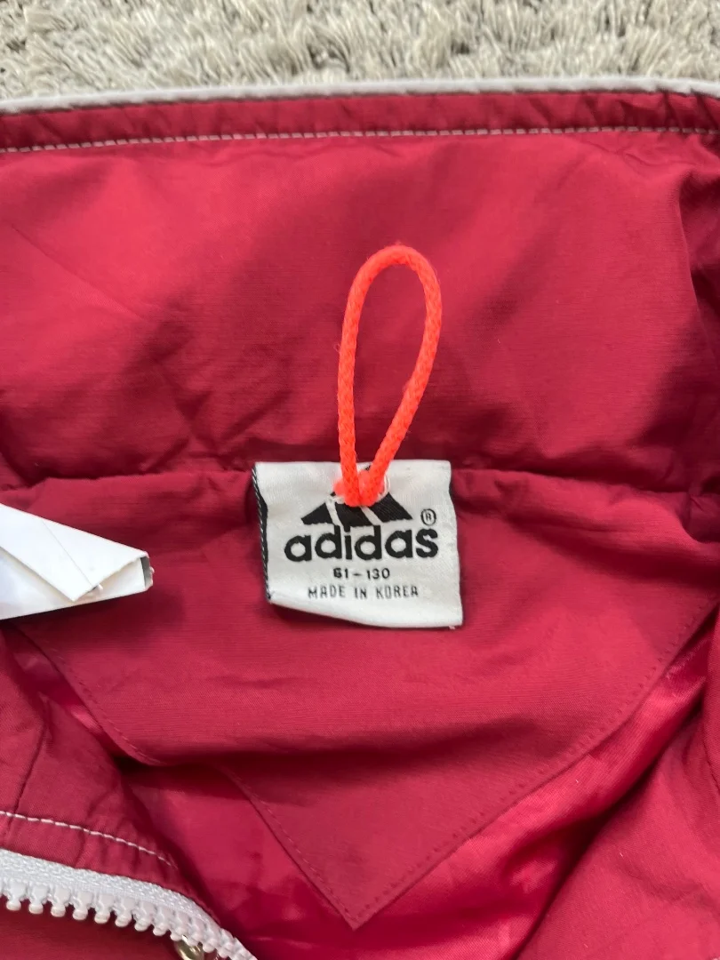 Ветровка Adidas S / бордовая, оригинал - миниатюра 2