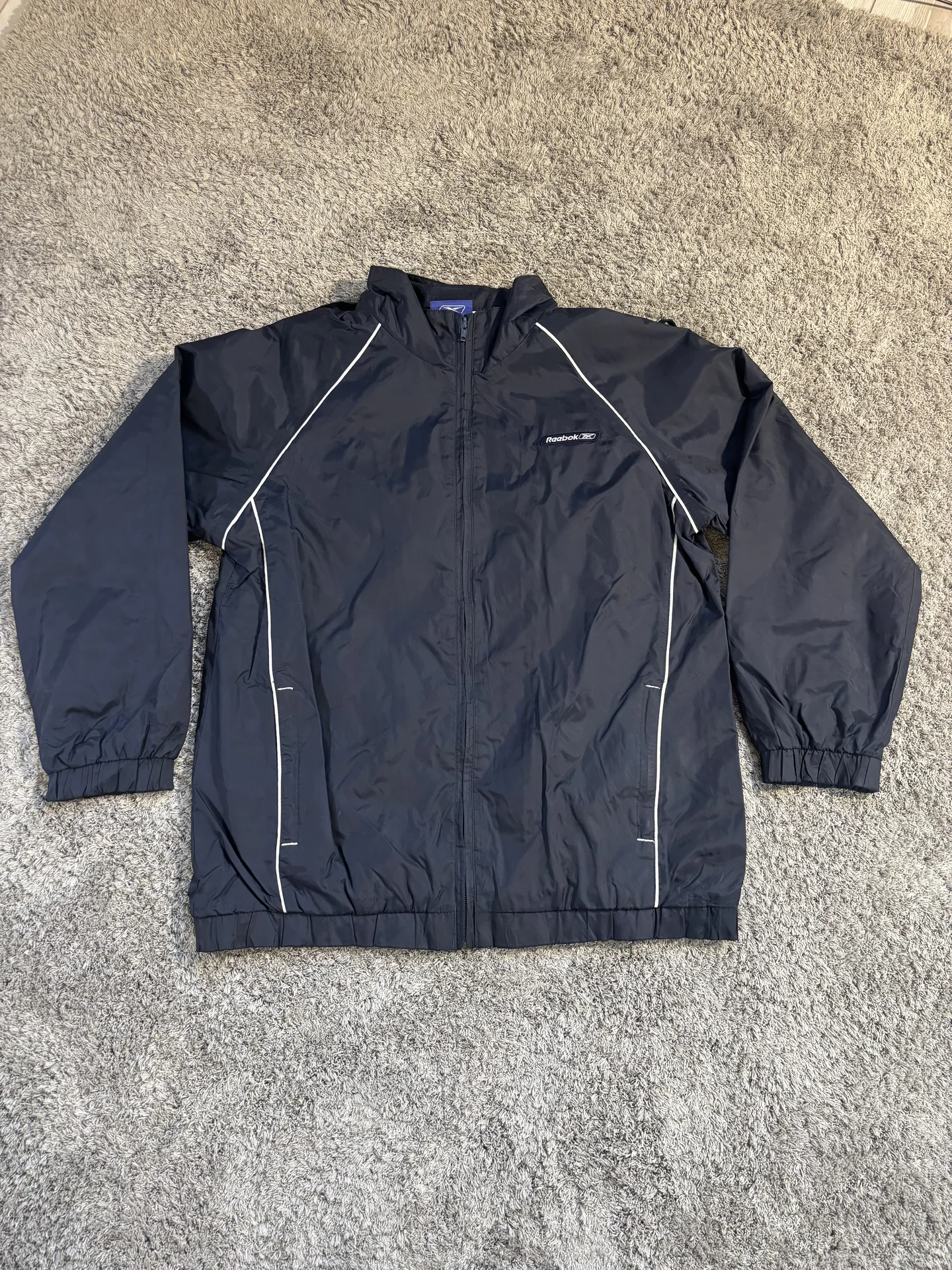 Ветровка Reebok / XL черная, оригинал - изображение 1