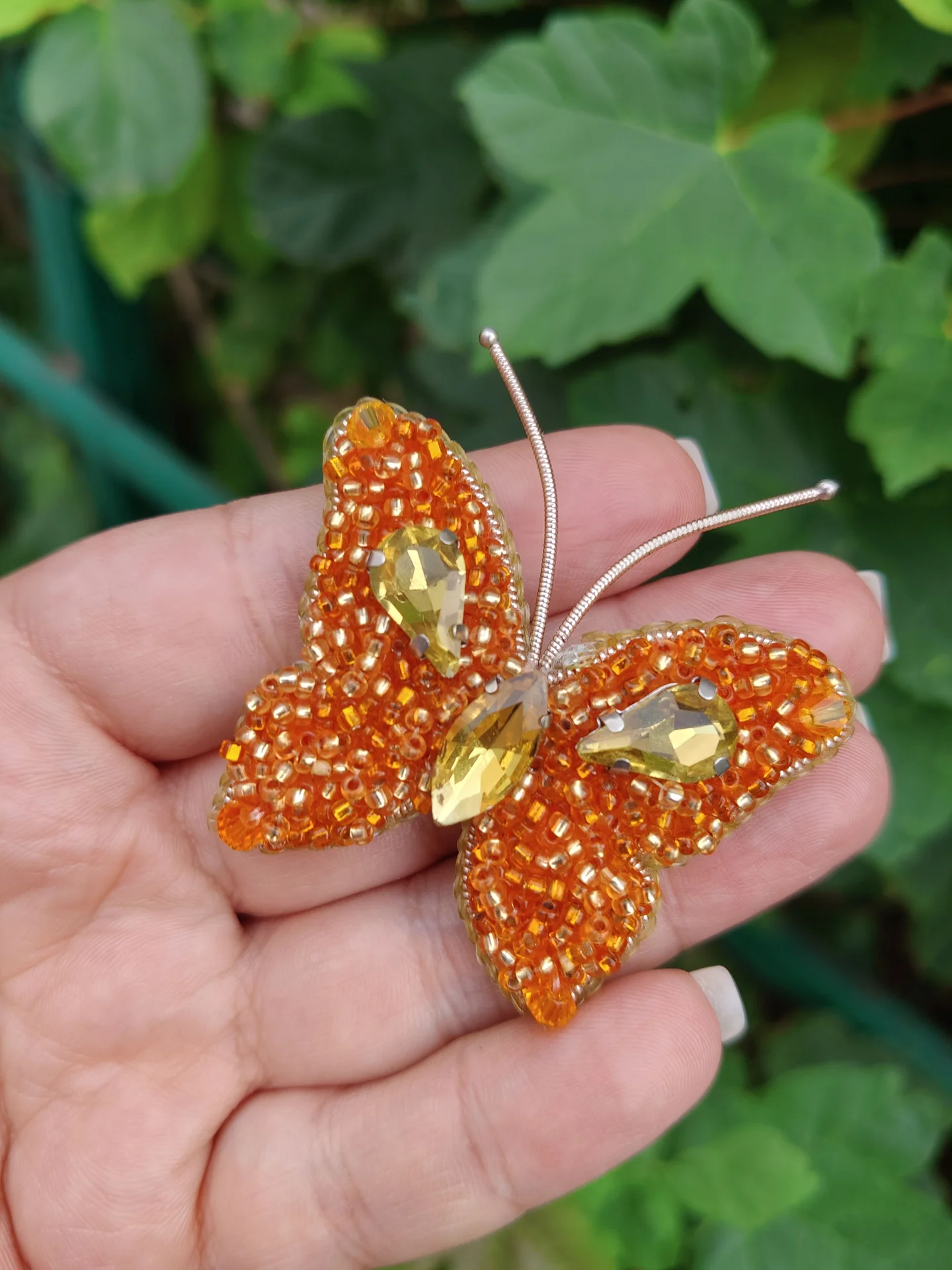 Брошь ручной работы - миниатюра 10