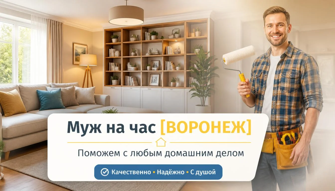 МУЖ НА ЧАС | ВОРОНЕЖ - изображение 1