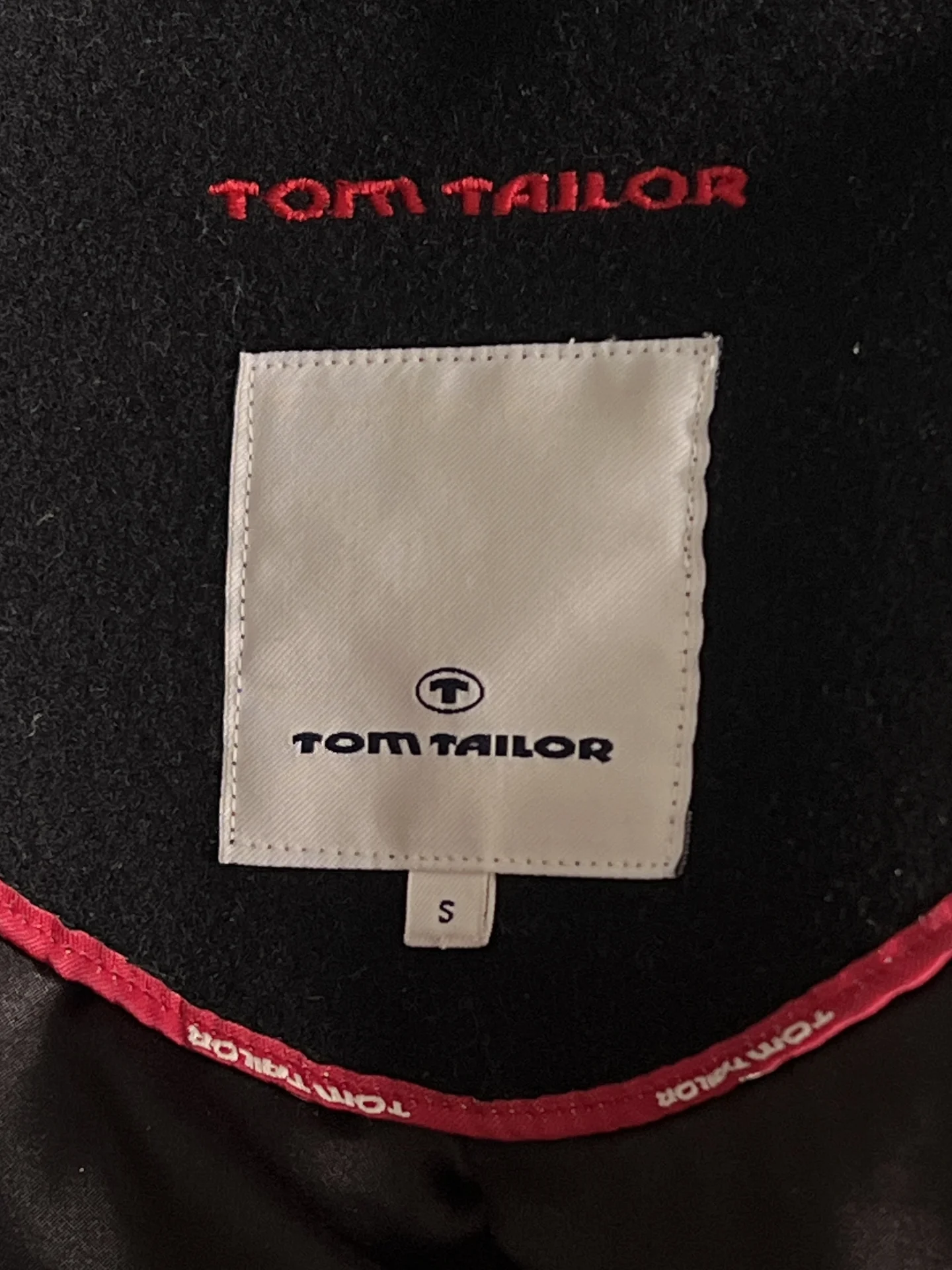 Пальто черное Tom Tailor унисекс 44 размер - миниатюра 8