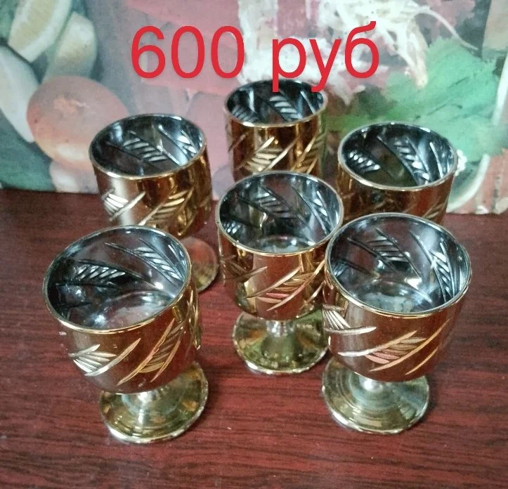 Хрустальные стопки и рюмки СССР - миниатюра 4