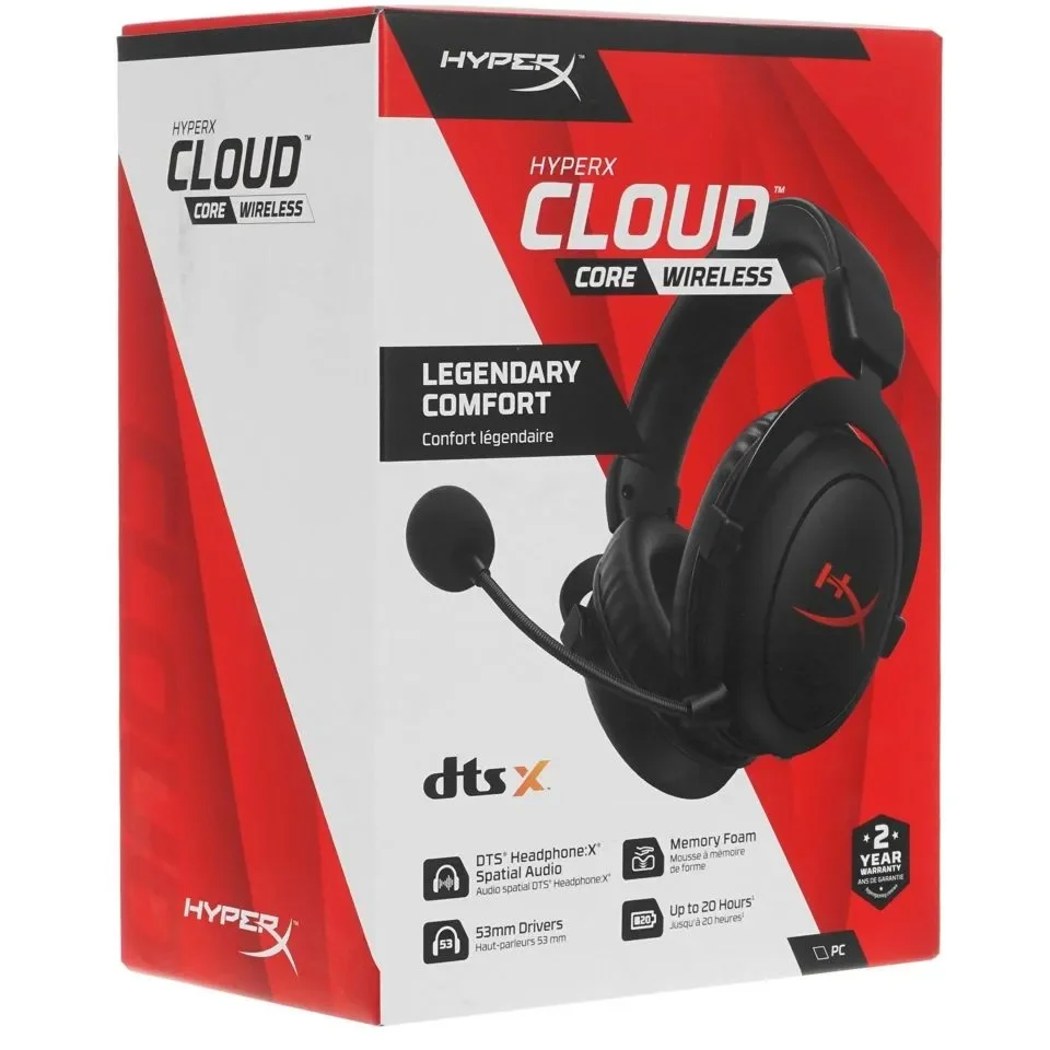HyperX Cloud Core Wireless беспроводные наушники - миниатюра 5