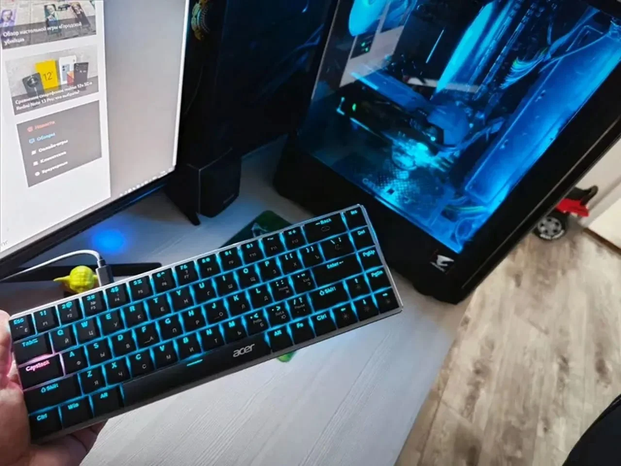 Механическая клавиатура 68% RGB Acer OKW302 - миниатюра 2