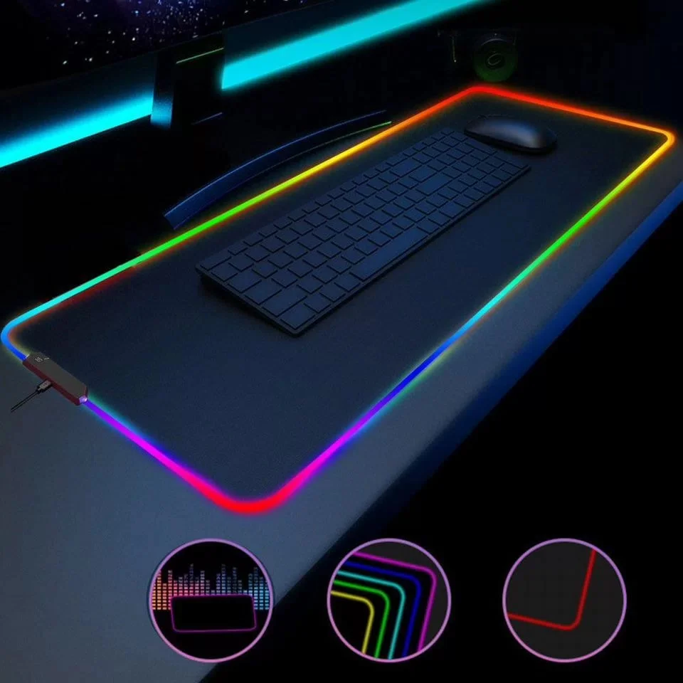 Большой игровой коврик для мыши в ассортименте RGB - миниатюра 2