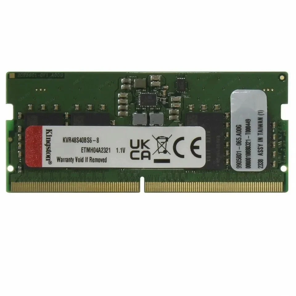 DDR5 Kingston 8GB 4800 mhz для ноутбука новые - изображение 1