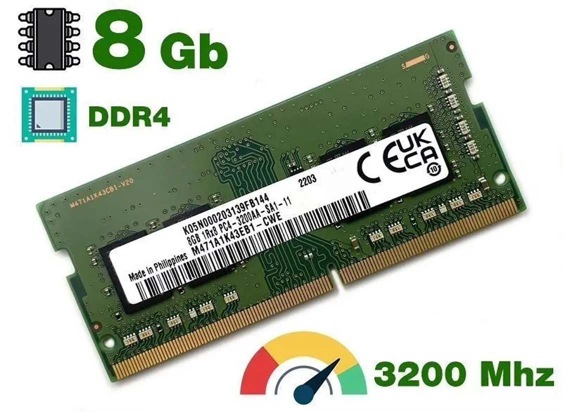 Оперативная память CUSU Samsung DDR4 8гб - миниатюра 2