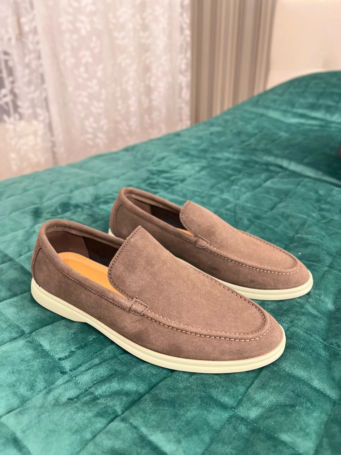 Мужские лоферы в стиле Loro Piana - миниатюра 5