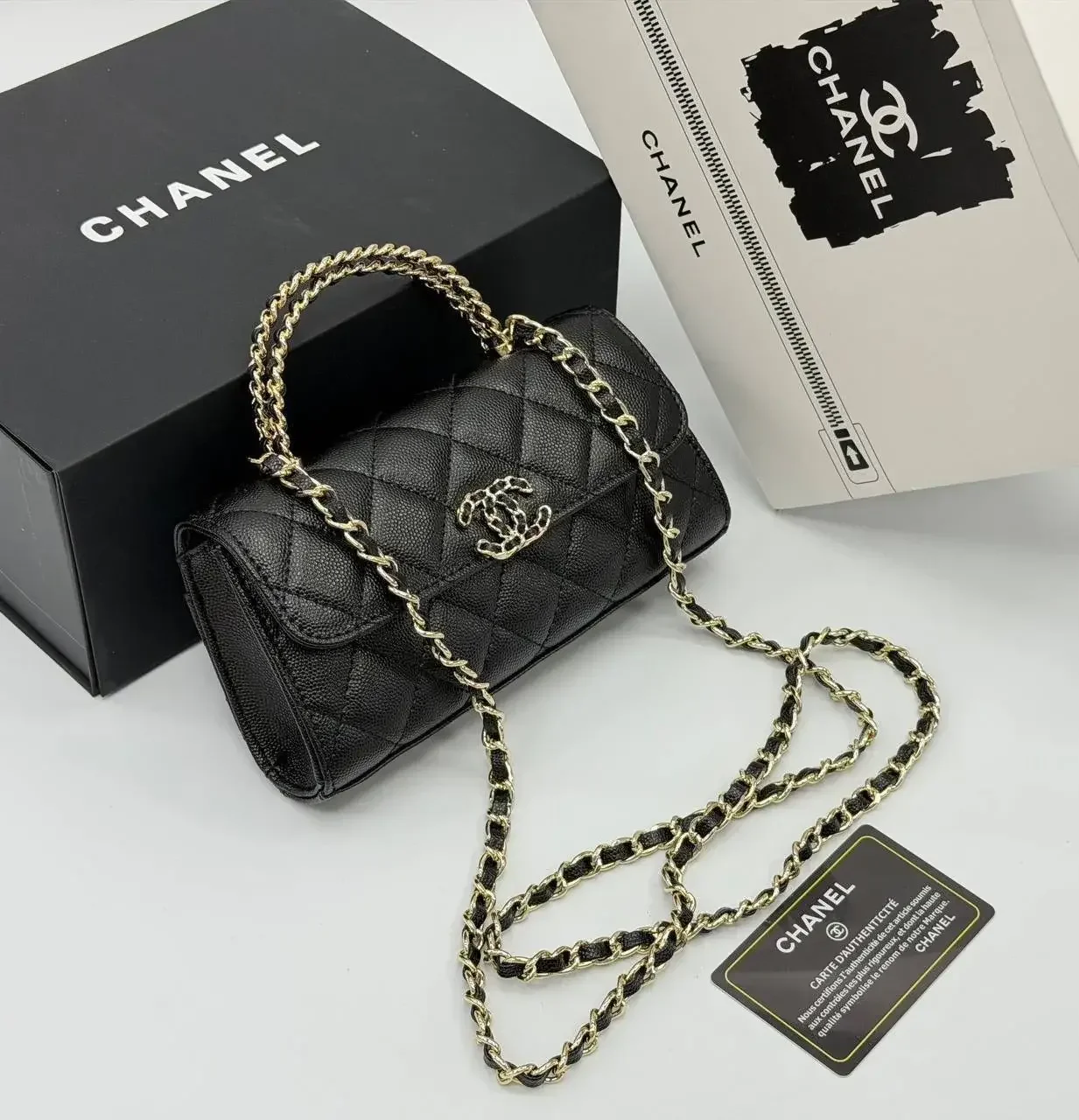 Сумка Chanel лимонная - миниатюра 4