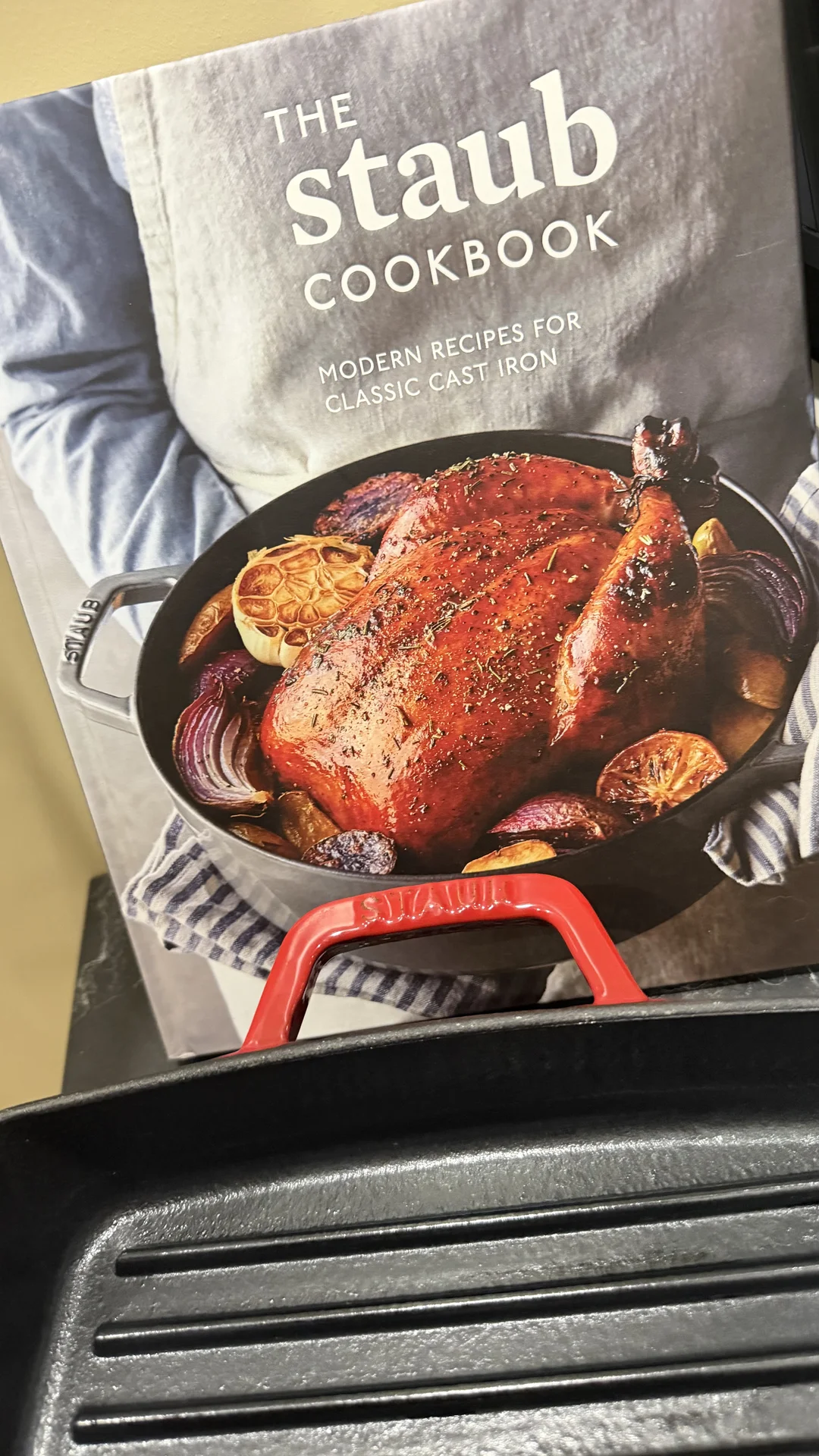 Staub гриль чугунный 23 см Cherry, Франция - миниатюра 2