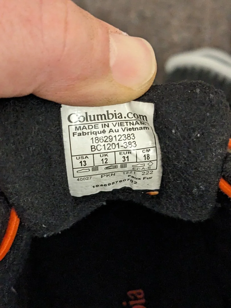 Кроссовки Columbia 30р, стелька 19,5см - миниатюра 7