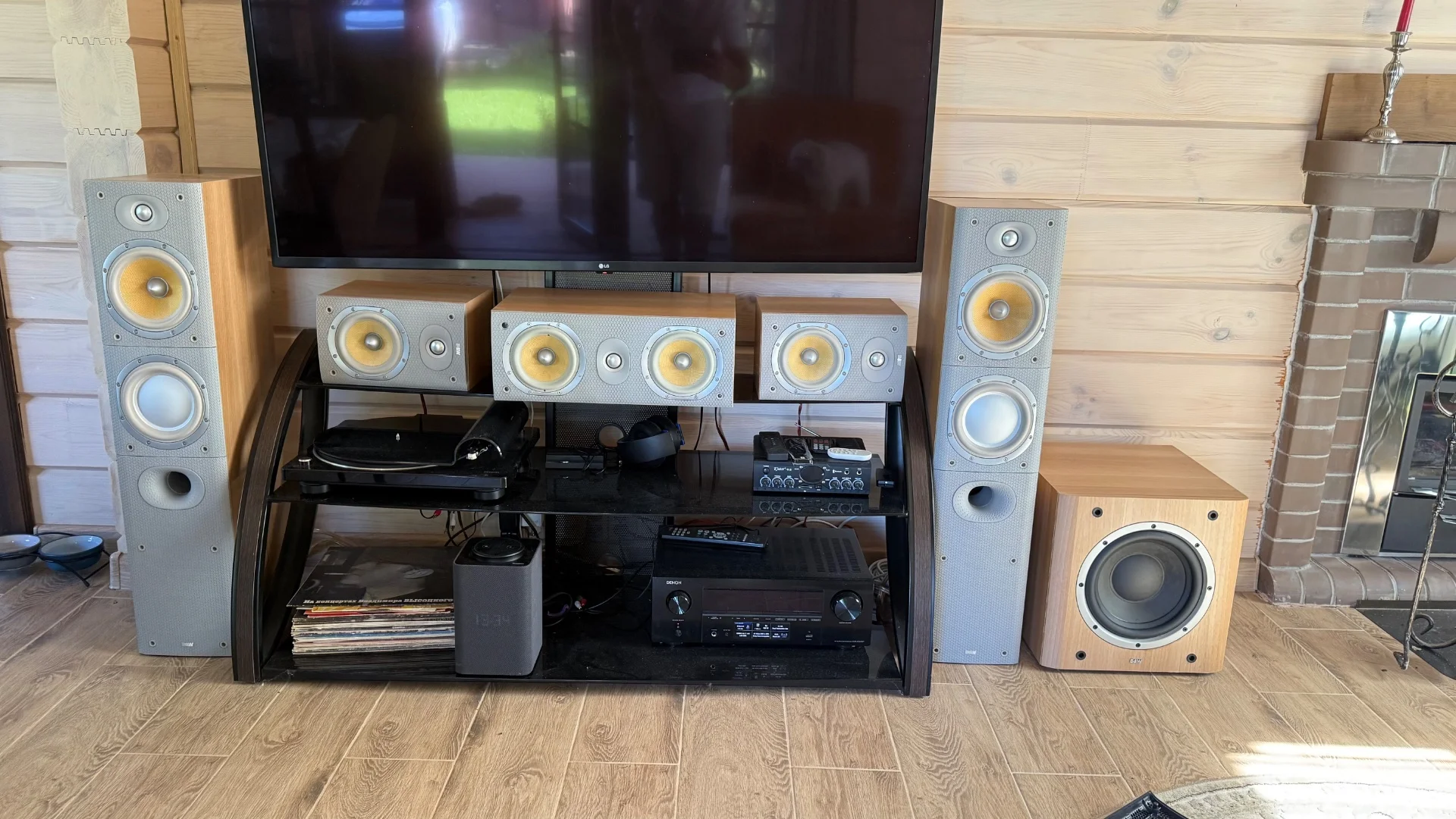 Домашний кинотеатр B&W 5.1 + Denon AVR-X550BT - изображение 1
