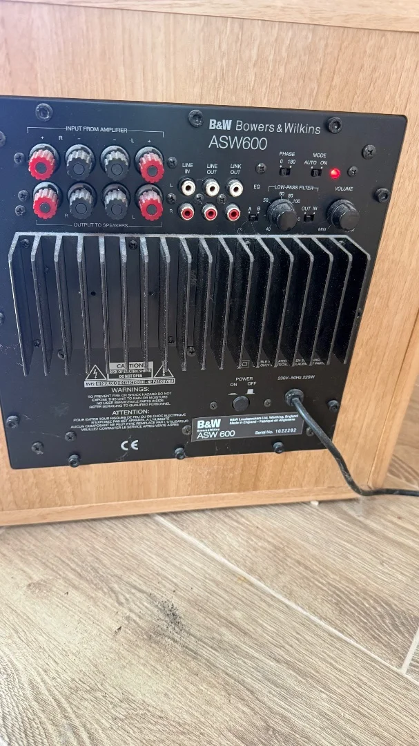 Домашний кинотеатр B&W 5.1 + Denon AVR-X550BT - миниатюра 4