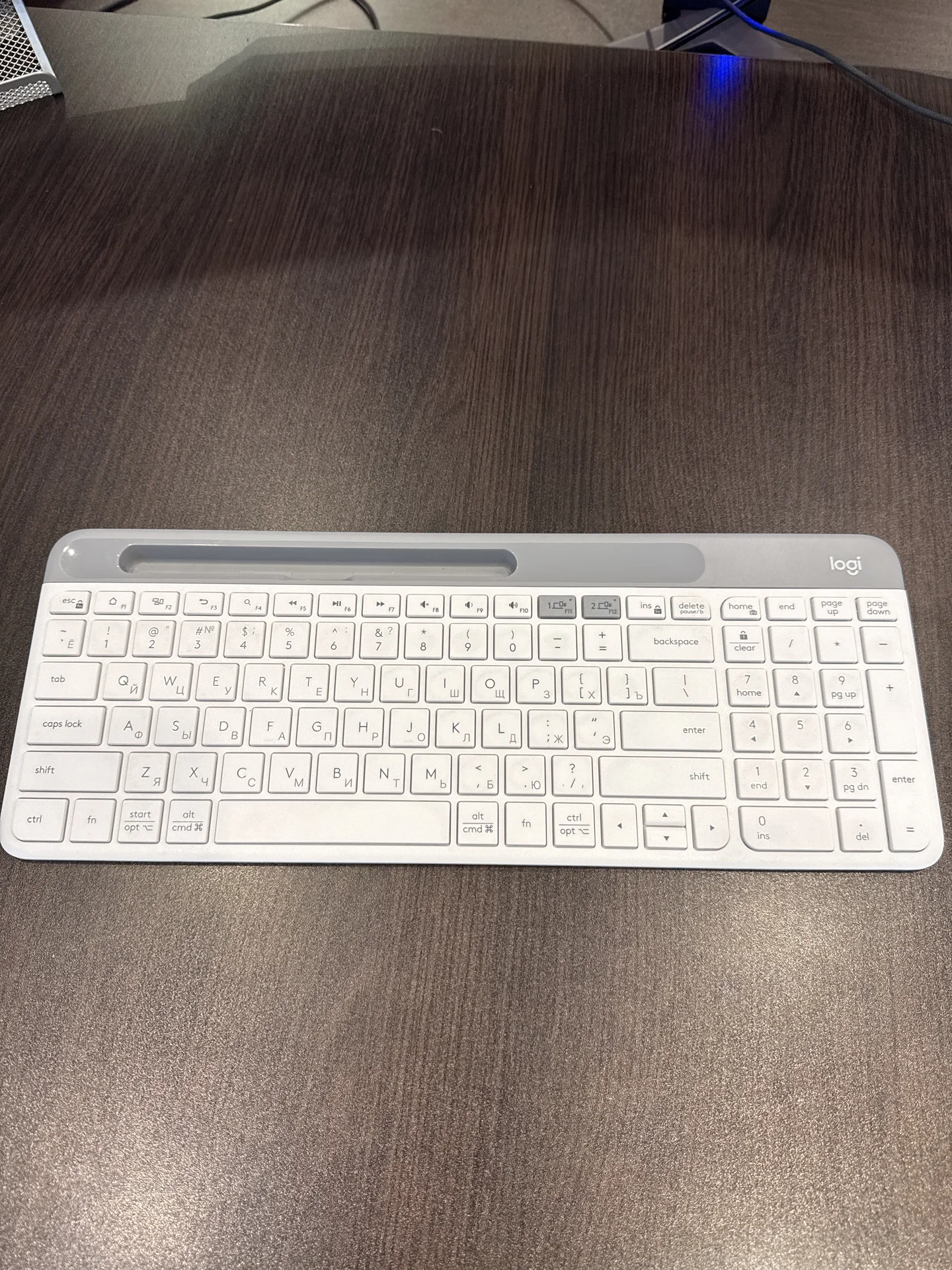 Клавиатура Logitech K780 + русская раскладка) - миниатюра 3