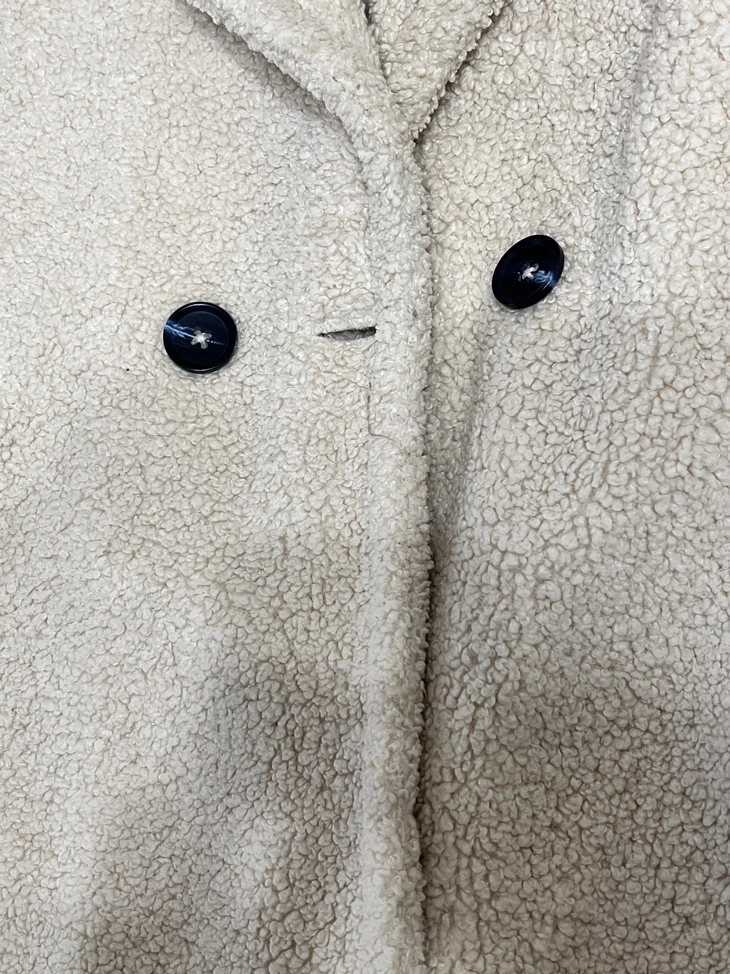 пальто теплое белое осень/зима - миниатюра 3