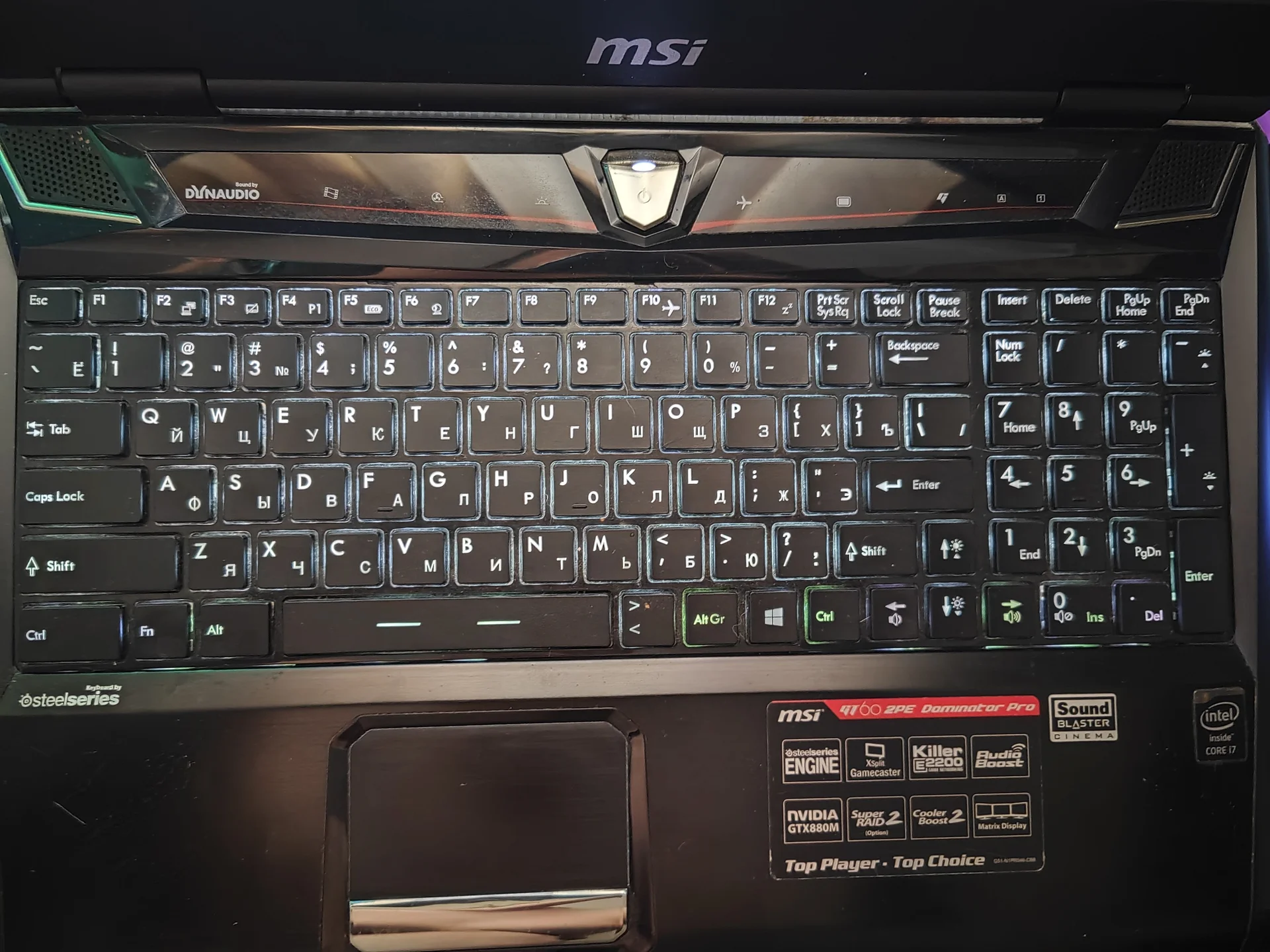 Игровой ноутбук MSI Dominator Pro - миниатюра 2