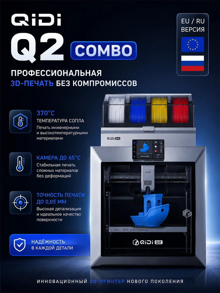 3D принтер Qidi Q2 Combo - изображение 1