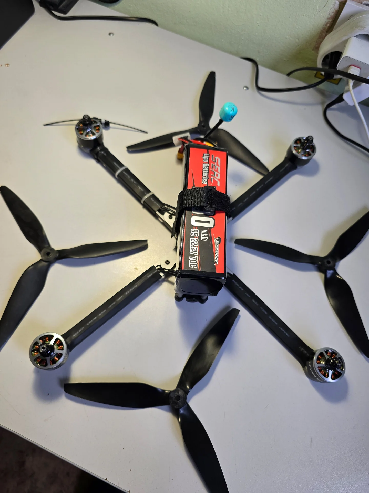 FPV-дрон 9″ 6S, SpeedyBee, TBS + АКБ - миниатюра 2