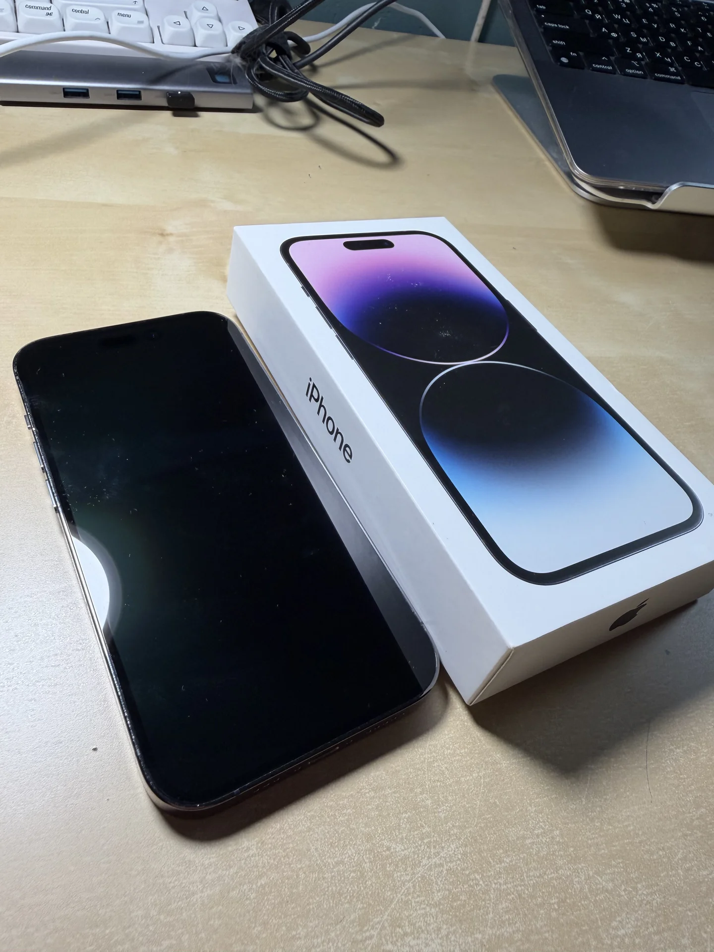 Iphone 14 pro 128 GB sim+esim (+airpods 1 pro) - миниатюра 4