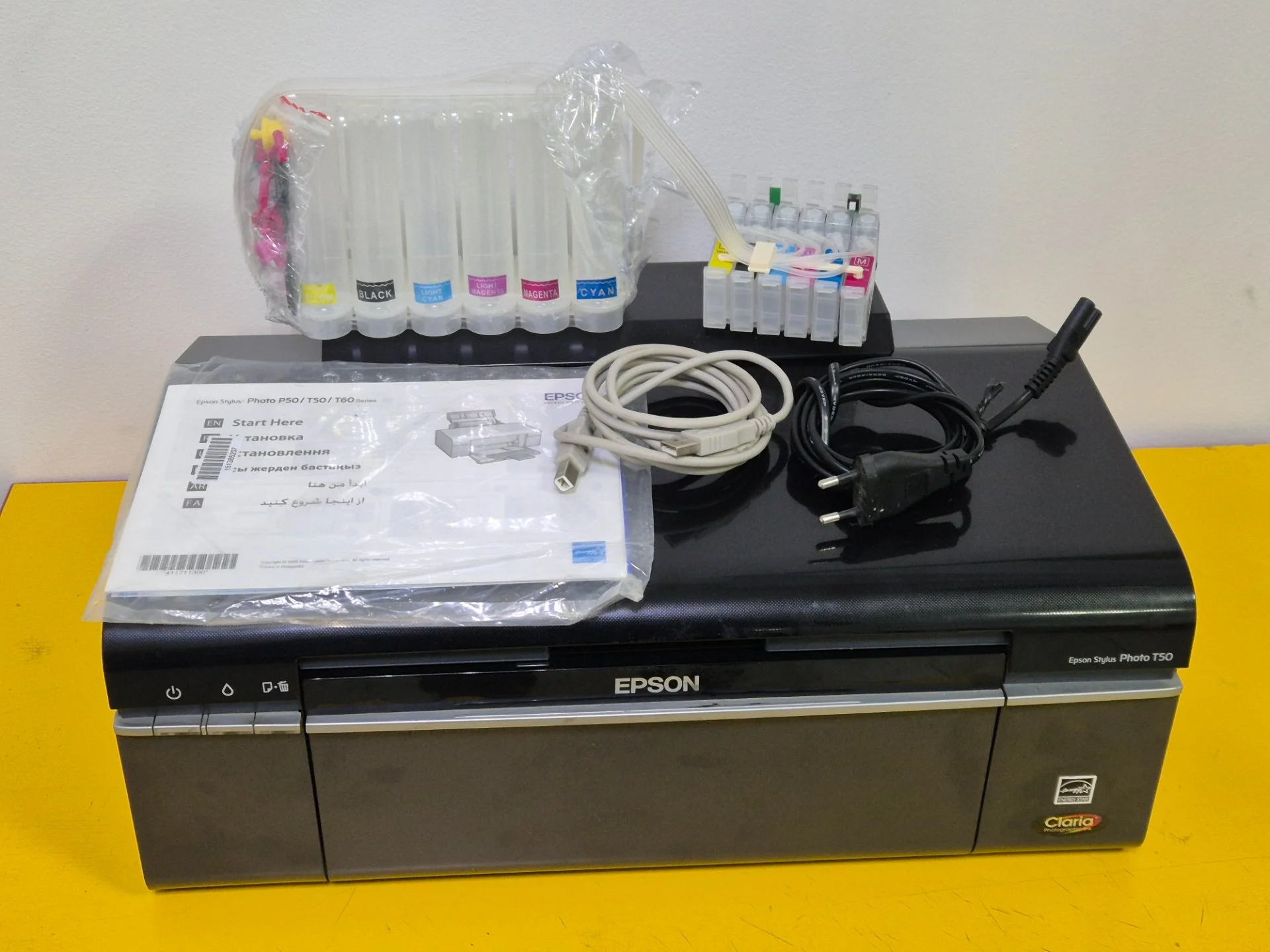 Принтер Epson T50 + СНПЧ - изображение 1