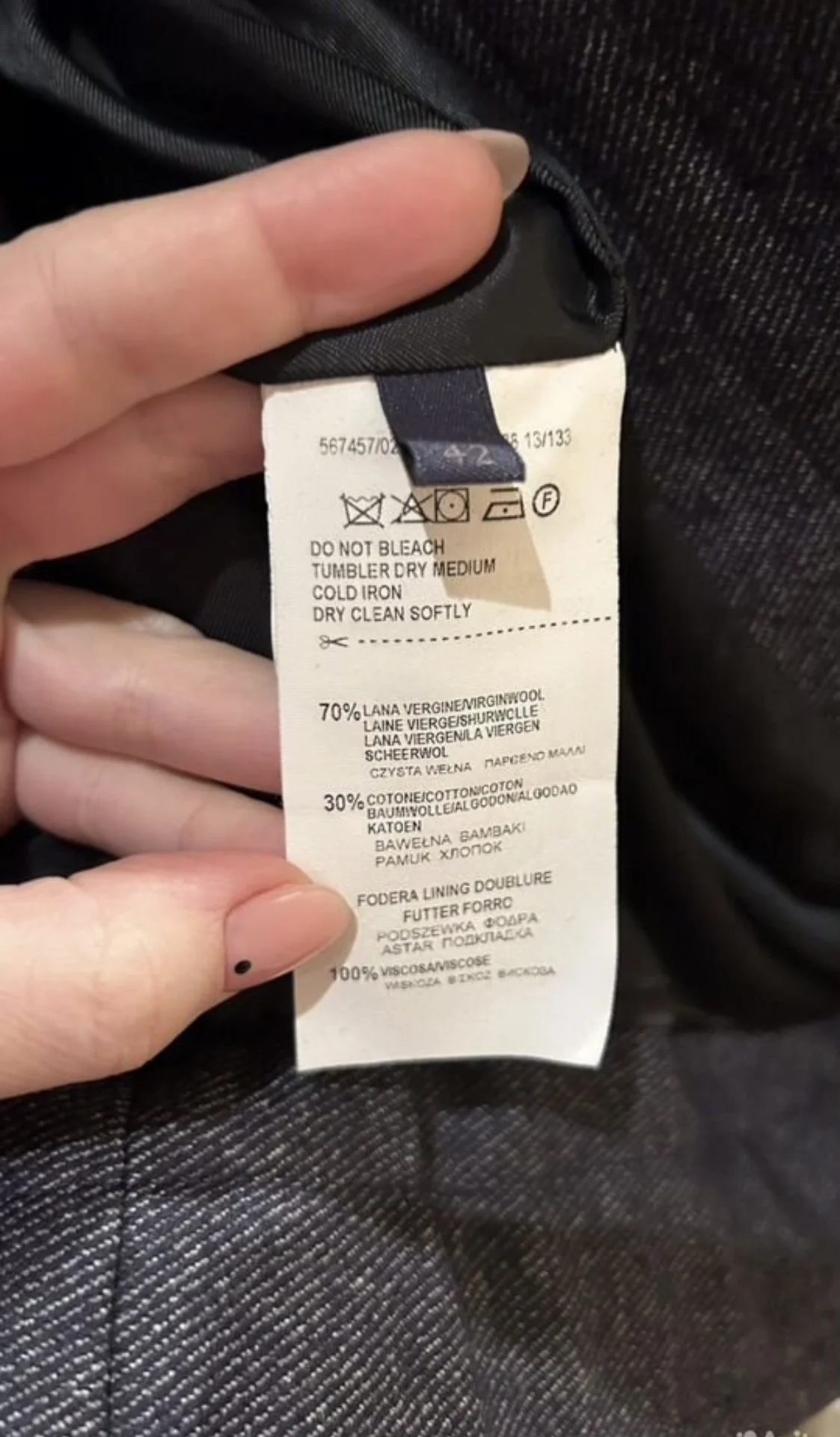 пальто с мехом Trussardi 42 р - миниатюра 7