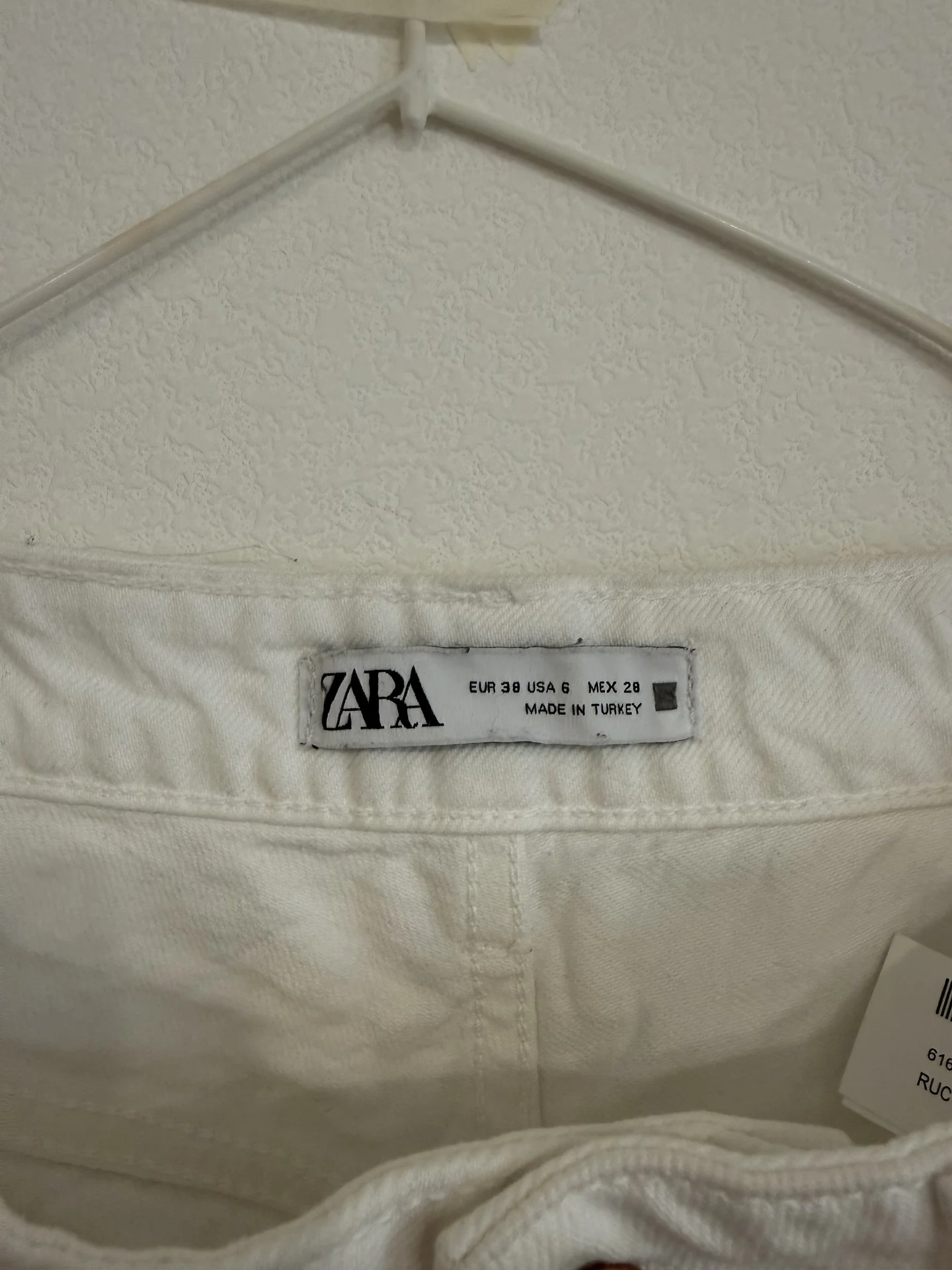 джинсы Zara белые - миниатюра 2