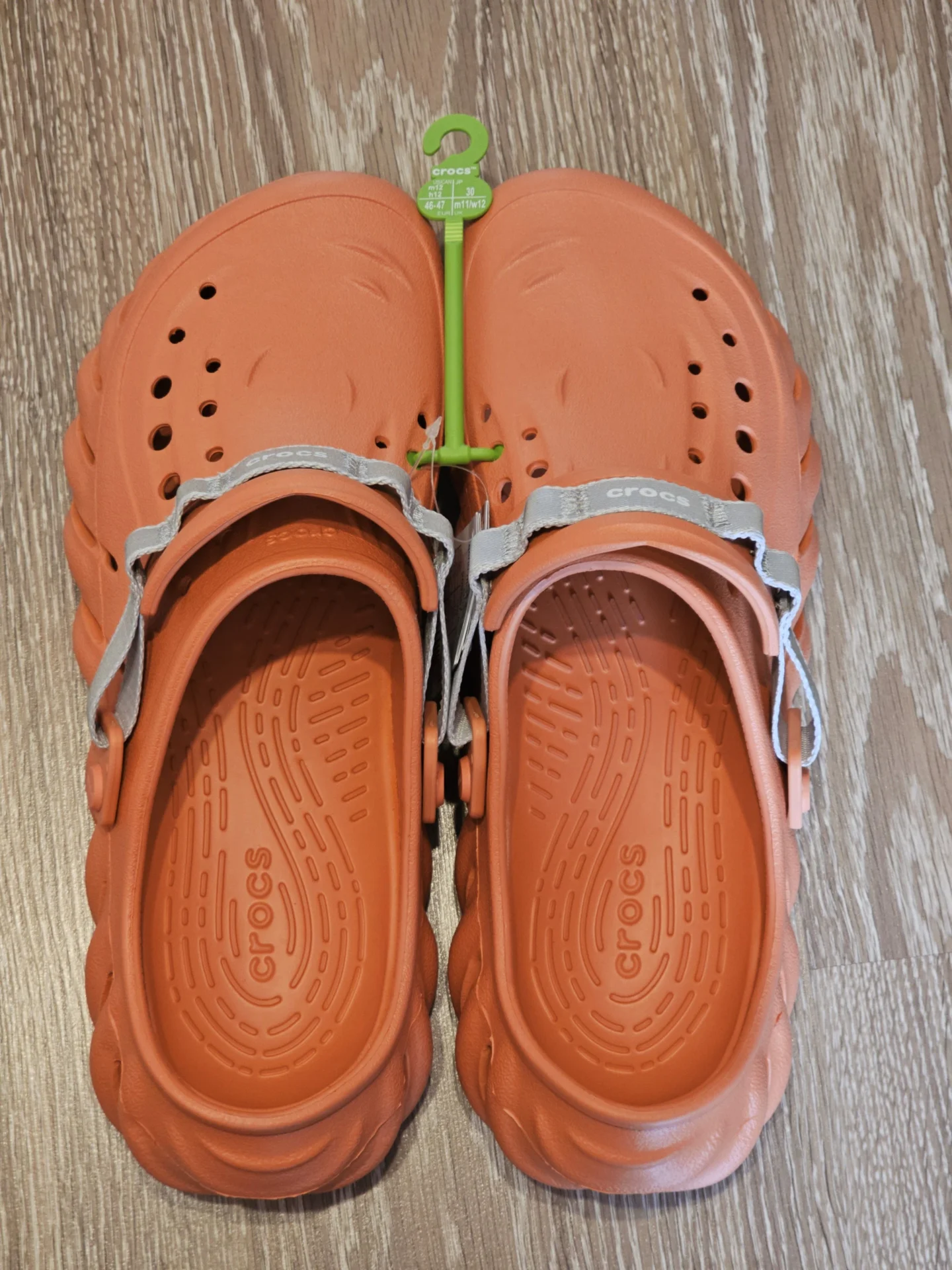 Кроксы Crocs Echo clog Grapefruit Reflective - миниатюра 3