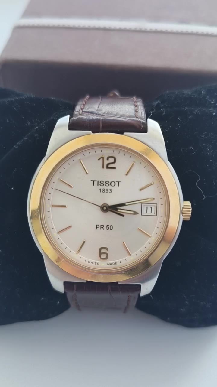 Швейцарские часы tissot pr 50 Оригинал - видео 1