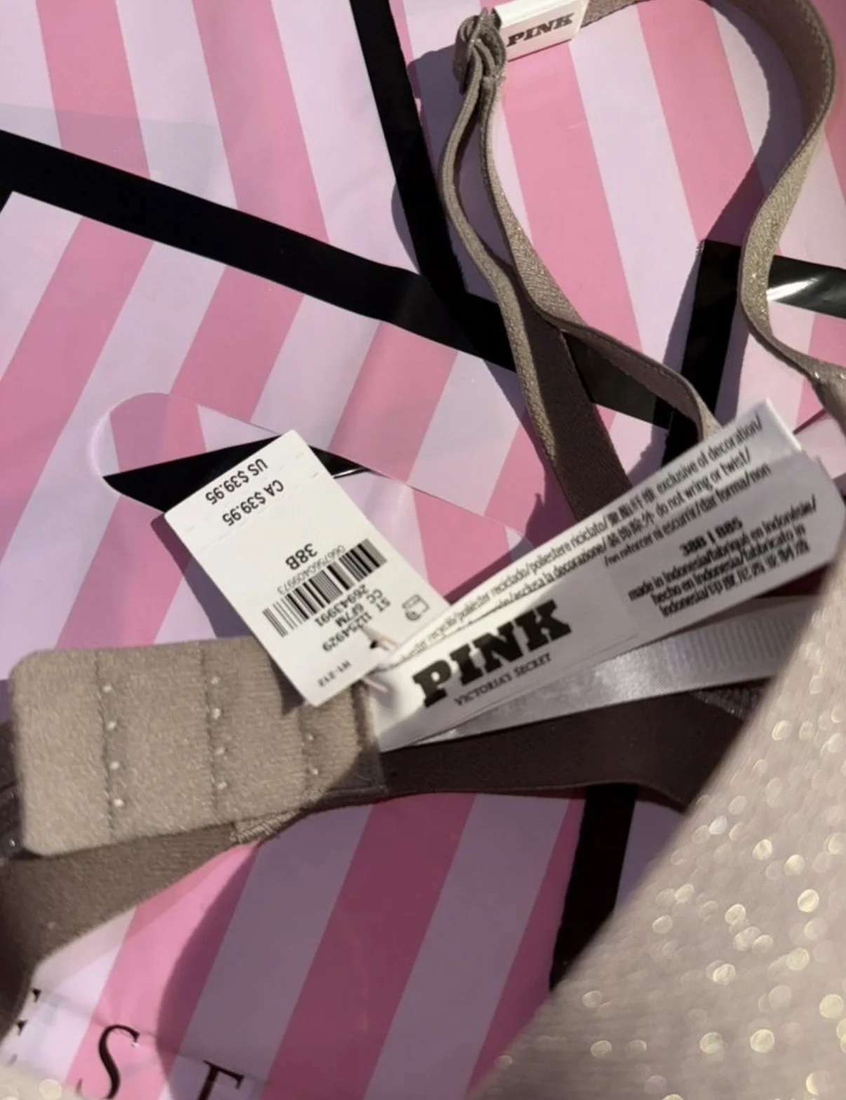 Бюстгальтер Victoria's Secret 36B 38B новый - миниатюра 8