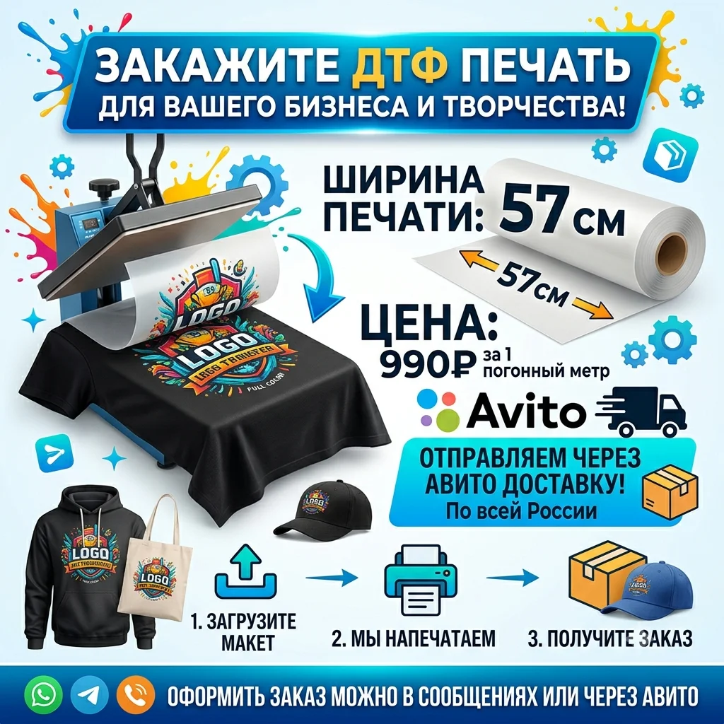 ДТФ печать - изображение 1