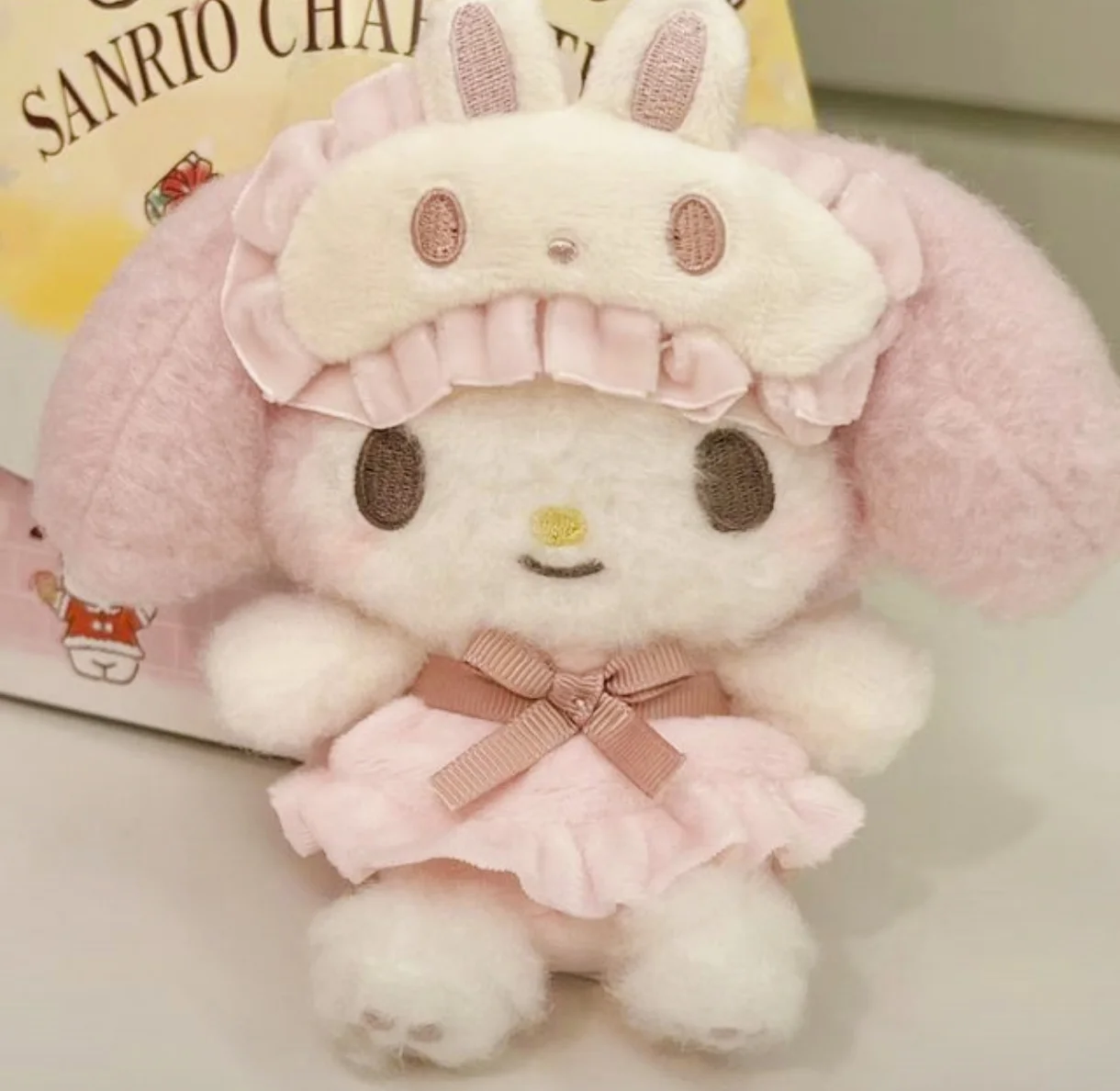 My Melody от Sanrio: мягкая игрушка с узнаваемым стилем» — лаконичный, сразу называет персонажа и бр