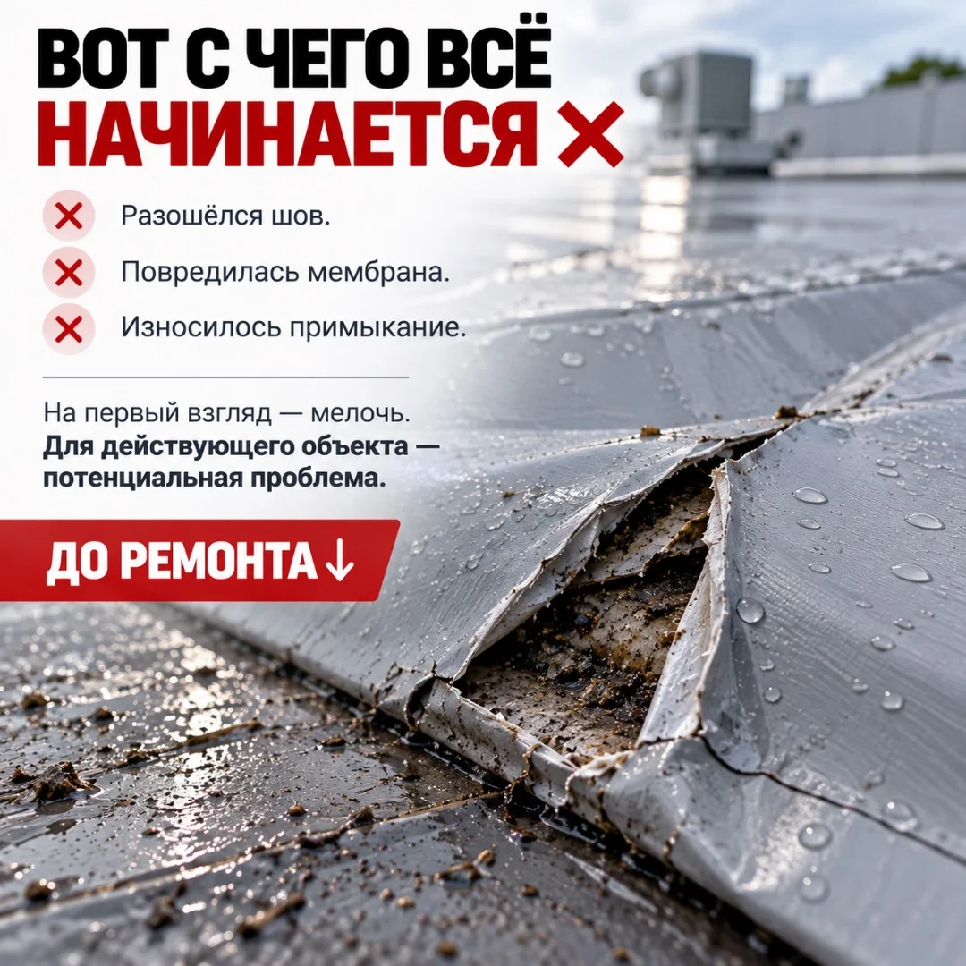 Обследование и ремонт кровли b2b - миниатюра 3