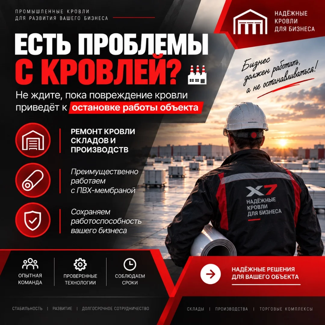 Частичный ремонт кровли производства - изображение 1