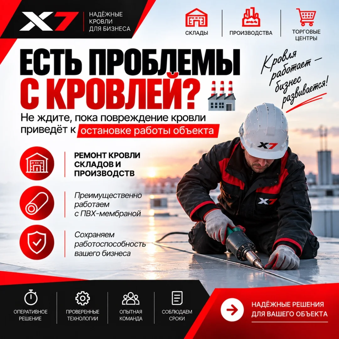 Локальное восстановление кровли склада - изображение 1
