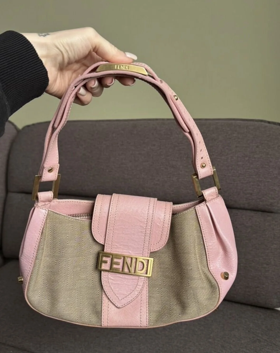Fendi Baguette Zucca оригинал винтаж - изображение 1