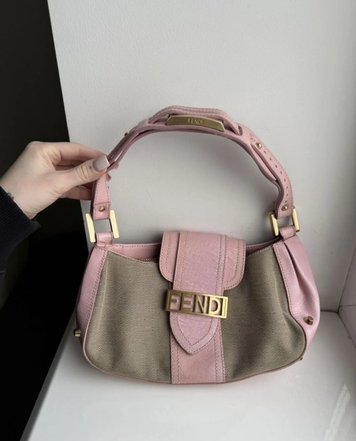 Fendi Baguette Zucca оригинал винтаж - миниатюра 2