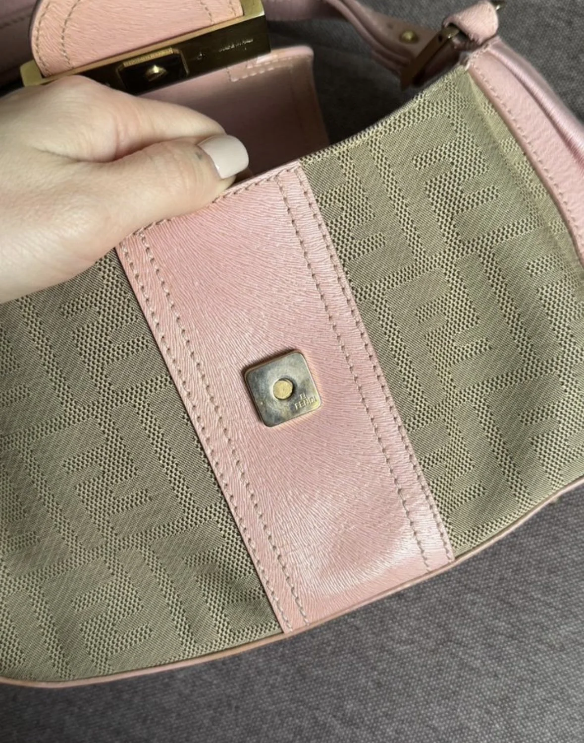 Fendi Baguette Zucca оригинал винтаж - миниатюра 4