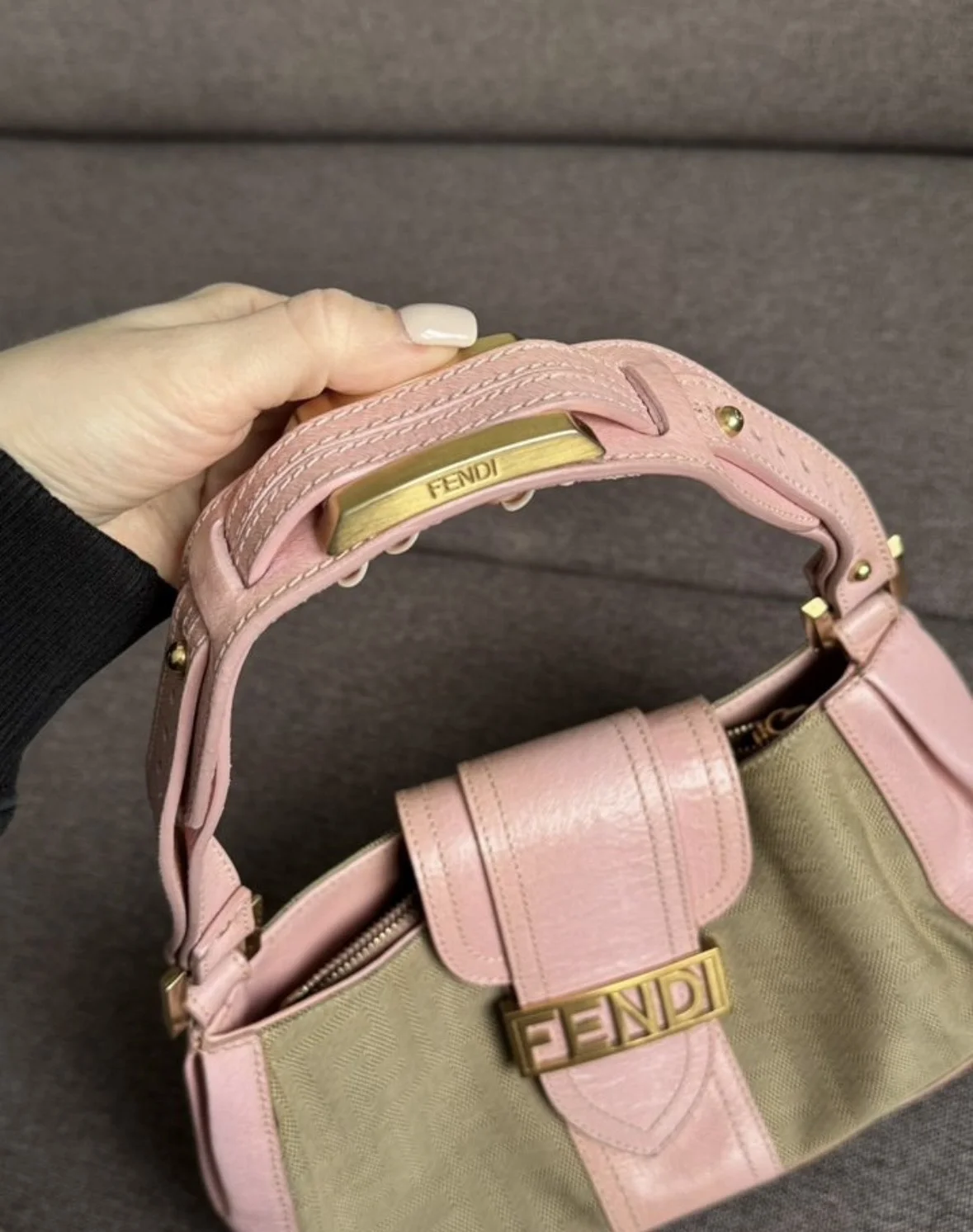 Fendi Baguette Zucca оригинал винтаж - миниатюра 5