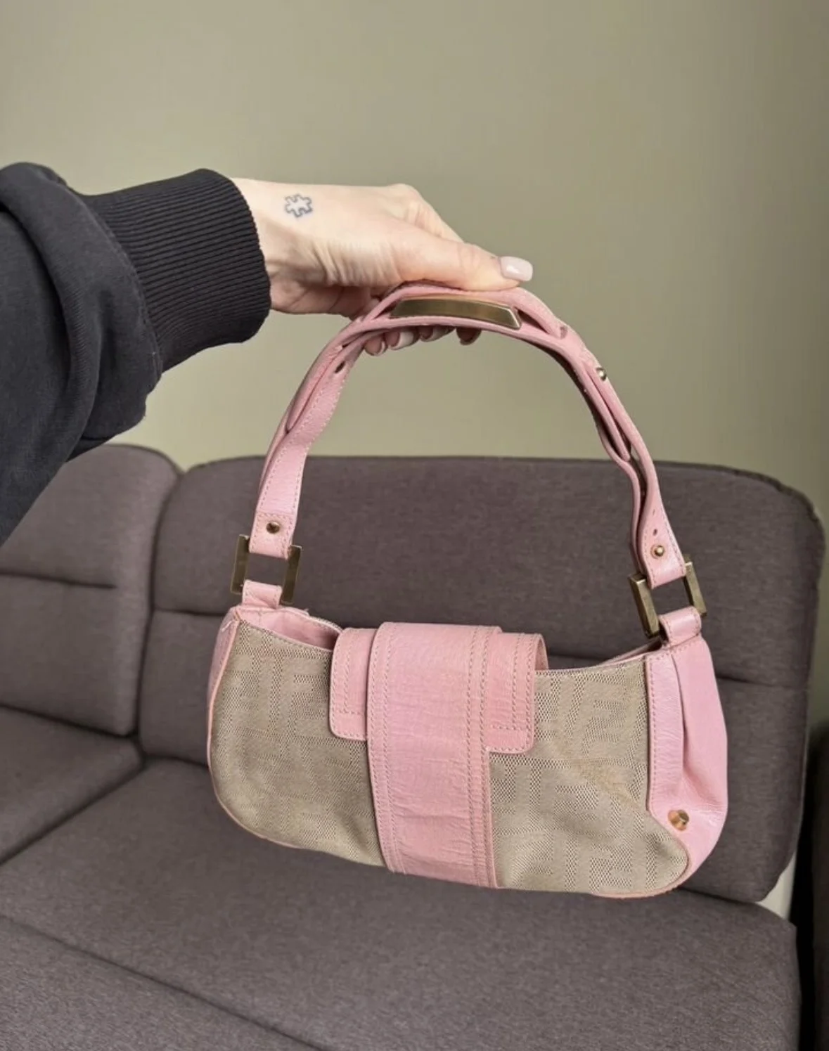 Fendi Baguette Zucca оригинал винтаж - миниатюра 10
