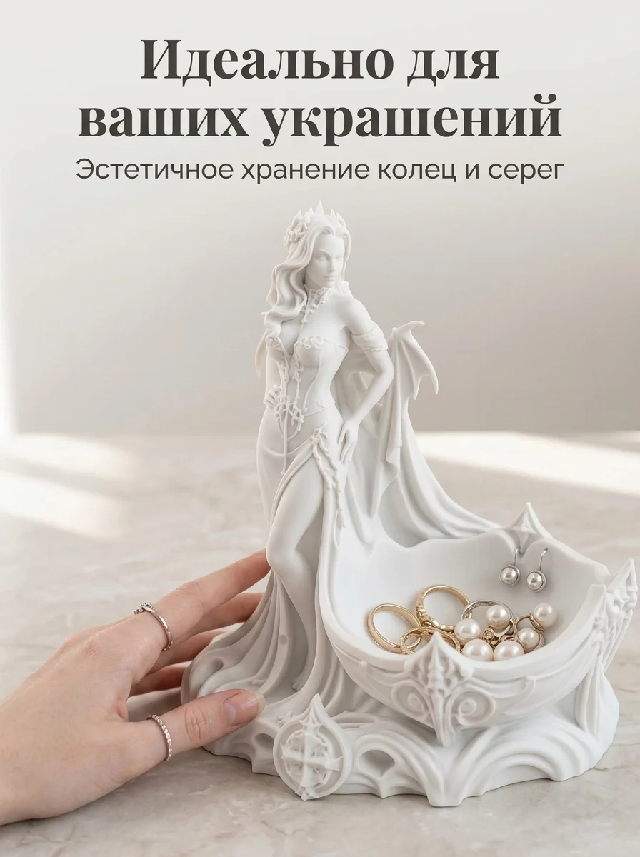 Ваза, шкатулка для украшений, для мелочей и ключей - изображение 1