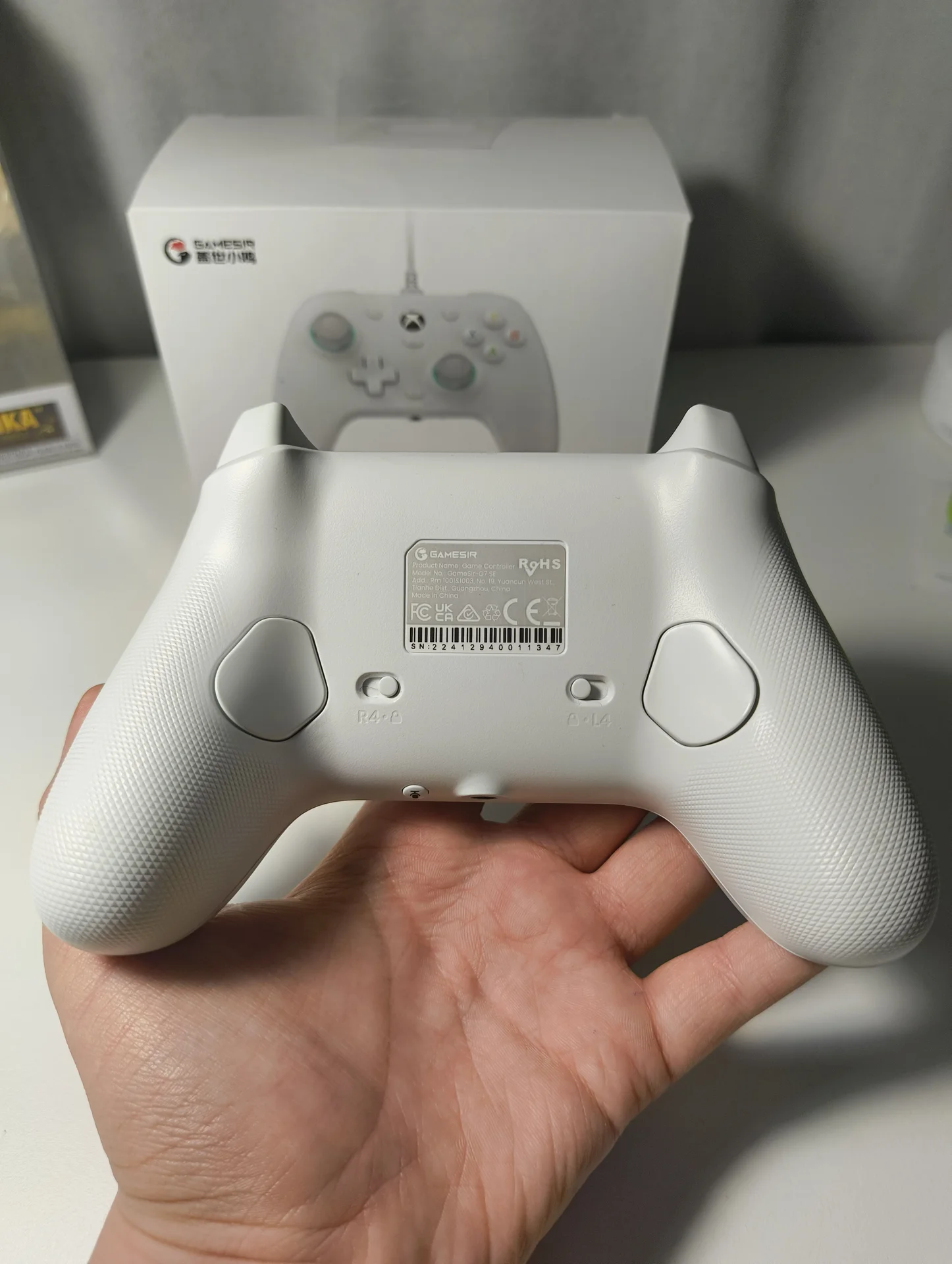 Геймпад GameSir G7 SE Xbox/PC белый - миниатюра 3